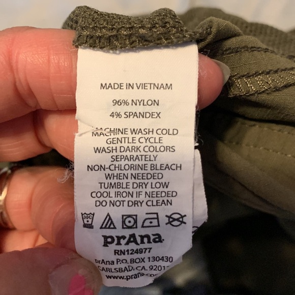 PrAna Jasmine Knicker 3/4 Capri Pants army Green Style #W4JASK113 Womens Size 8 - Picture 8 of 9